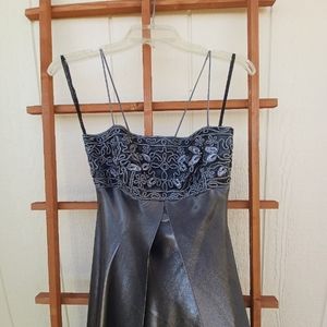Kiki U.S.A.  Formal dress. Size small.  Shimmery grey.